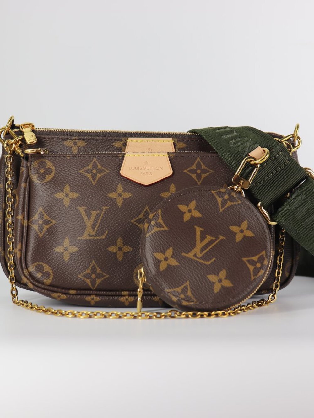 Louis Vuitton Monogram Multi Pochette Accessories Kaki